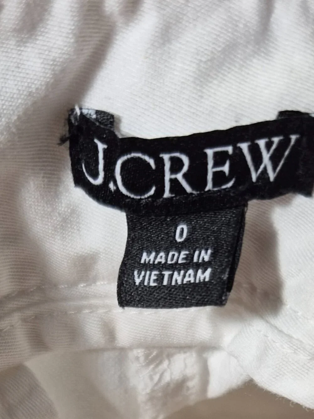 J Crew Cotton-Linen Womens Pleated Culotte Shorts White Style CI433 Size 0